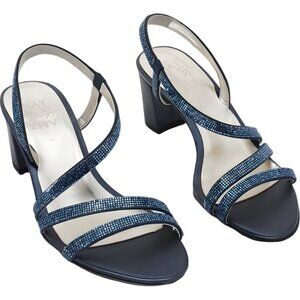 Naturalizer Navy Blue Strappy Sandals